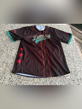2024 Washington Wizards The District Reversible Baseball Jersey Sz XL SGA